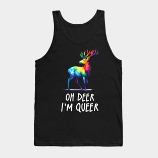 Oh Deer I'm Queer Pride LGBT Tank Top